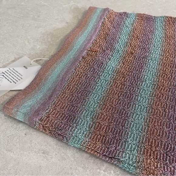 MISA Luca skirt in lavender - size XS - shimmer knit skirt - Picture 7 of 17